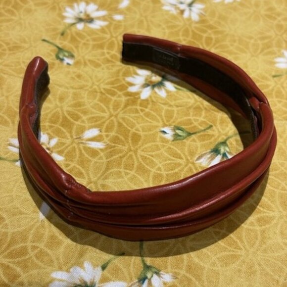 COLETTE MALOUF Soho NYC Designer Leather HEADBAND main image 6